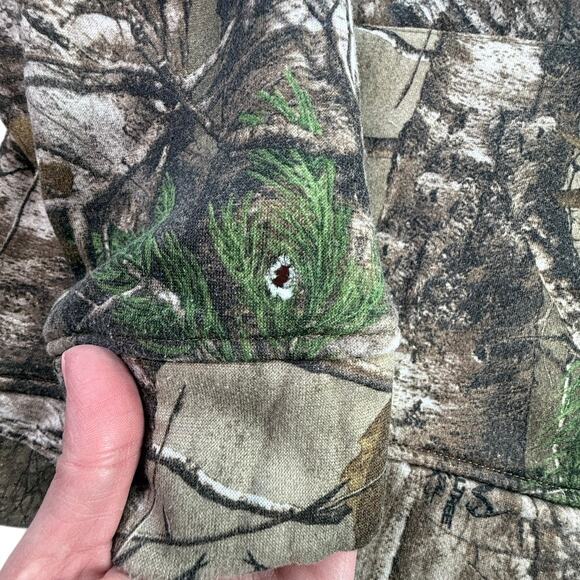 Realtree Xtra Youth Camo Fleece Hoodie L 10–12 Hunting Outdoor Pullover - Picture 7 of 10